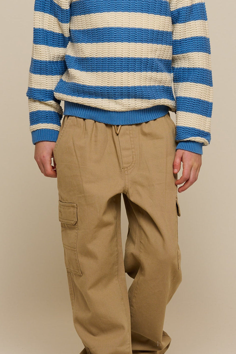 Canvas Trousers - Tween - Khaki | 101133 Isack