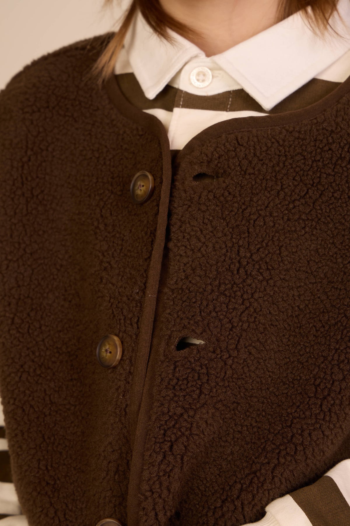 Teddy Vest - Tween - Dark Brown | 101686 Della