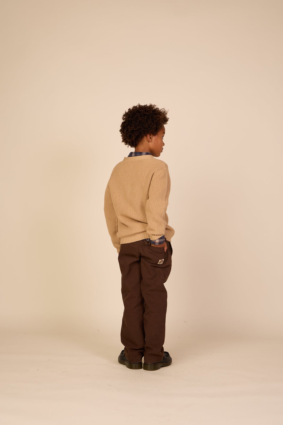 Canvas Patch Pocket Trousers - Tween - Dark Brown | 101532 Greyson