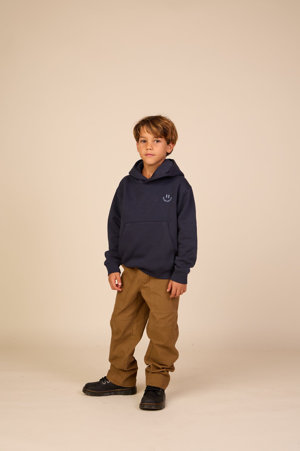 Smiley Hoodie - Tween - Navy | 101580 Andrew