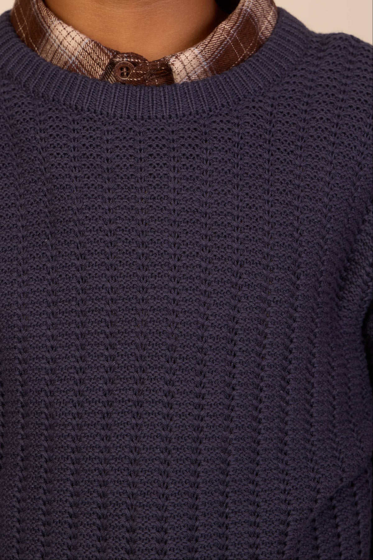 Knit Solid - Kids - Navy | 101281 Brady