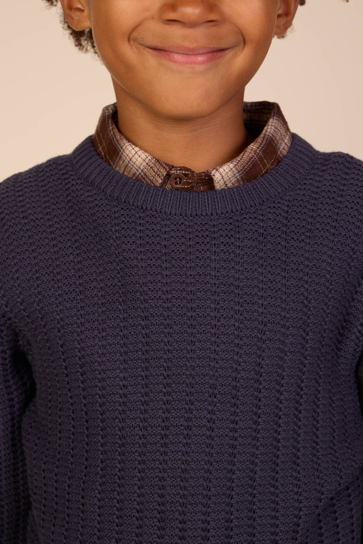 Knit Solid - Tween - Navy | 101282 Brady