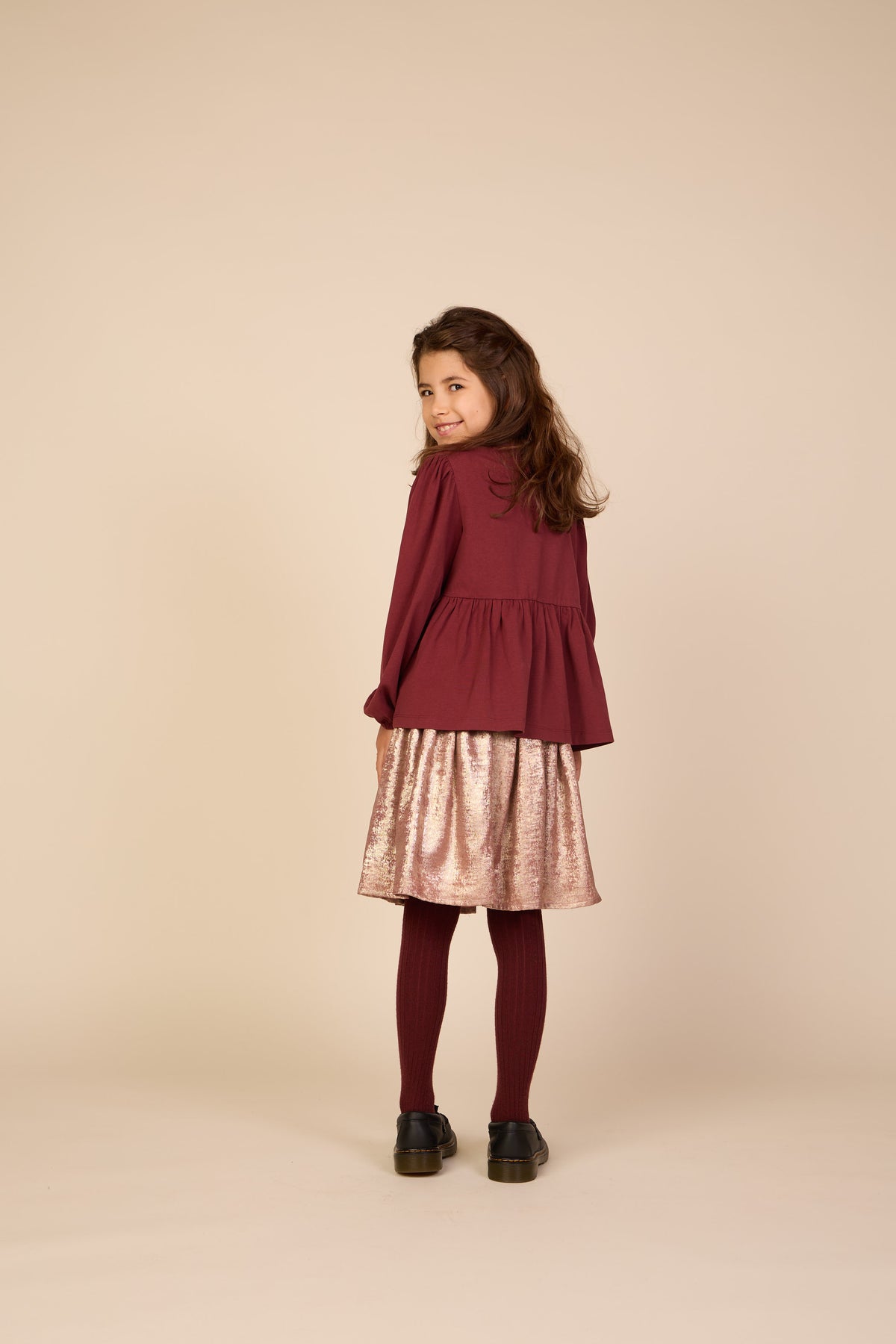 Foil Skirt - Tween - Dusty Rose | 101674 Sylvia