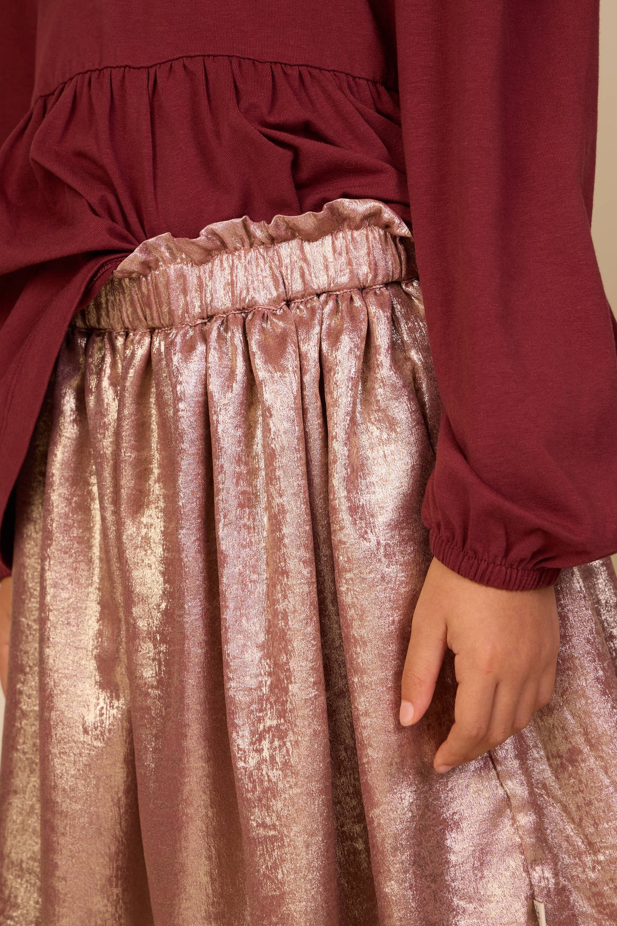 Foil Skirt - Tween - Dusty Rose | 101674 Sylvia