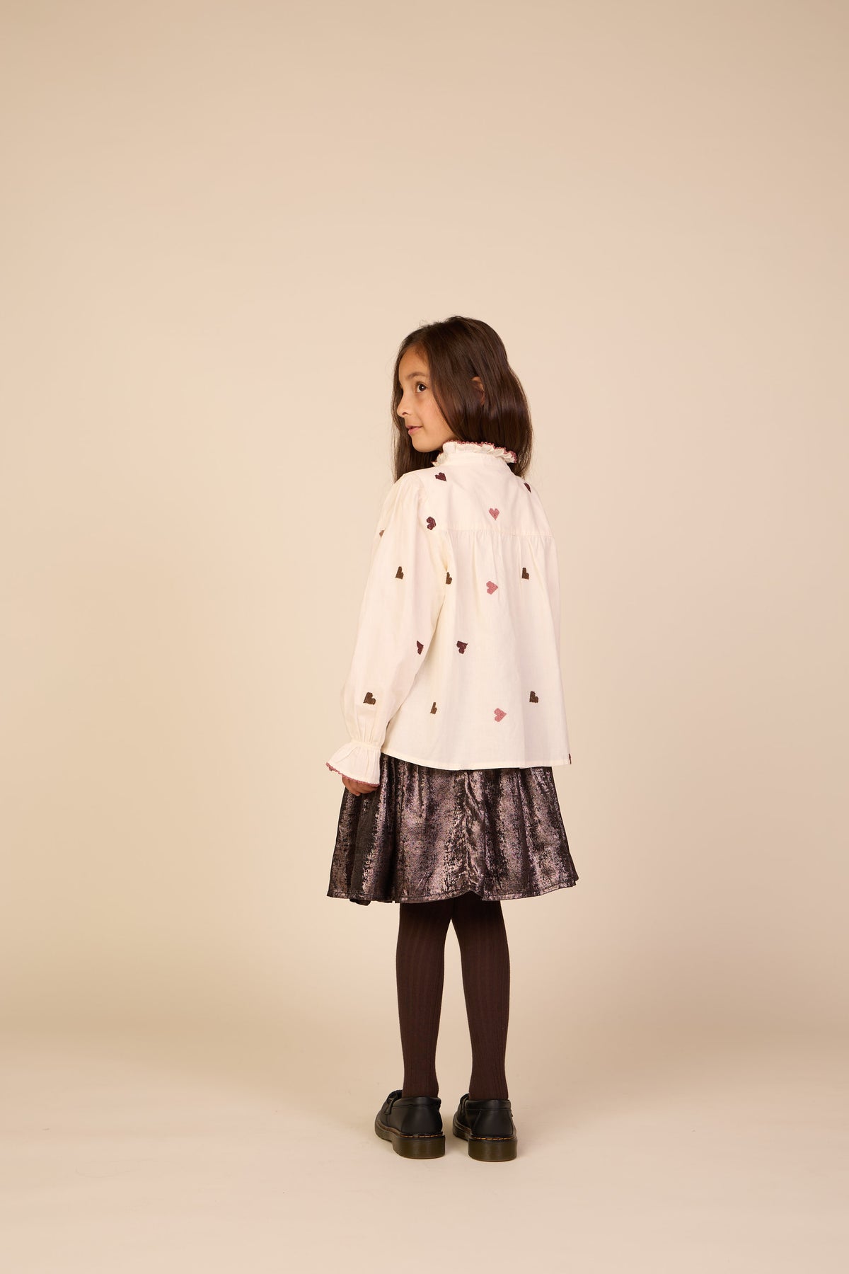 Foil Skirt - Tween - Dark Brown | 101672 Sylvia