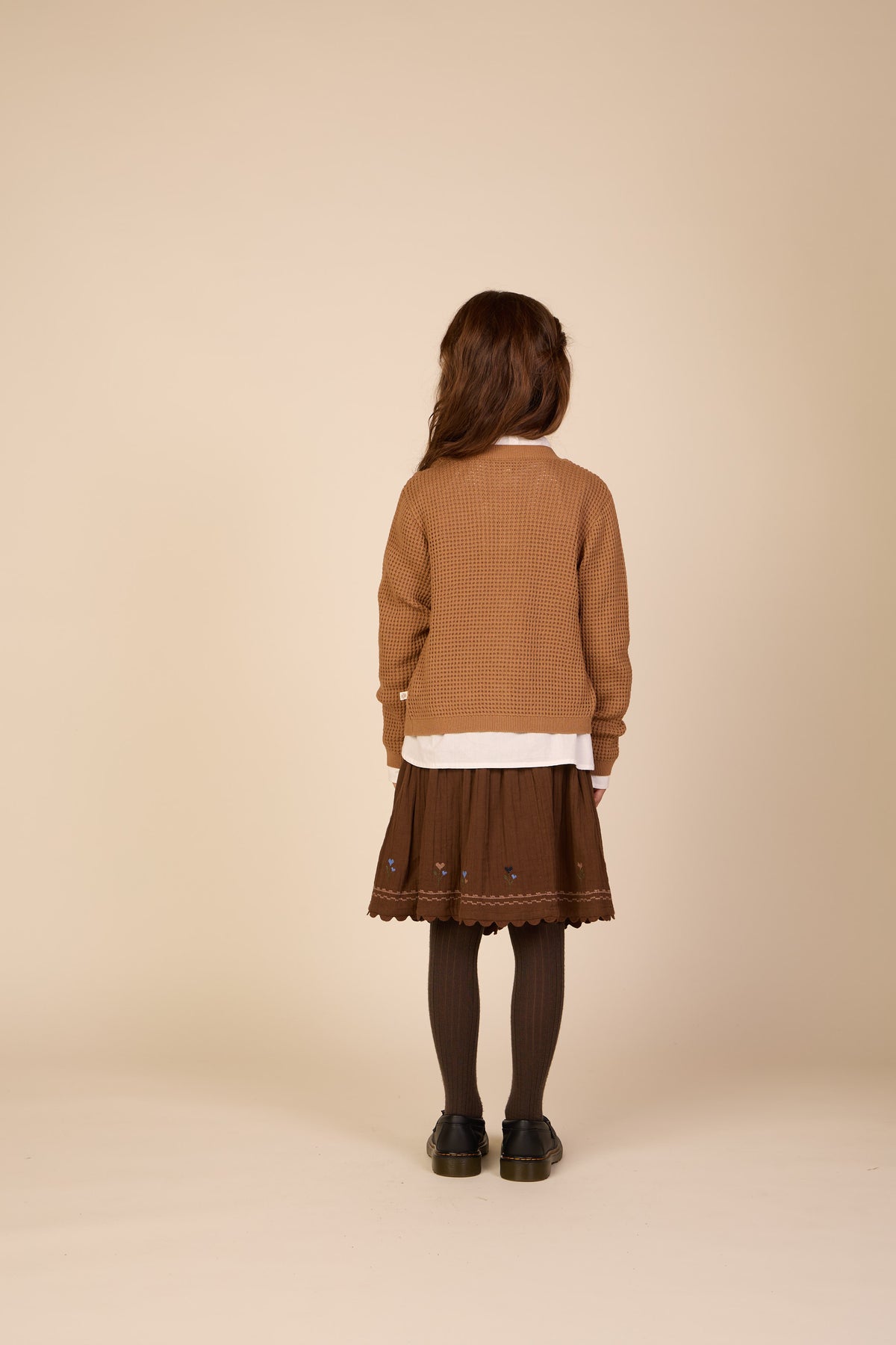 Cotton Knit Cardigan - Tween - Coconut | 101272 Katie