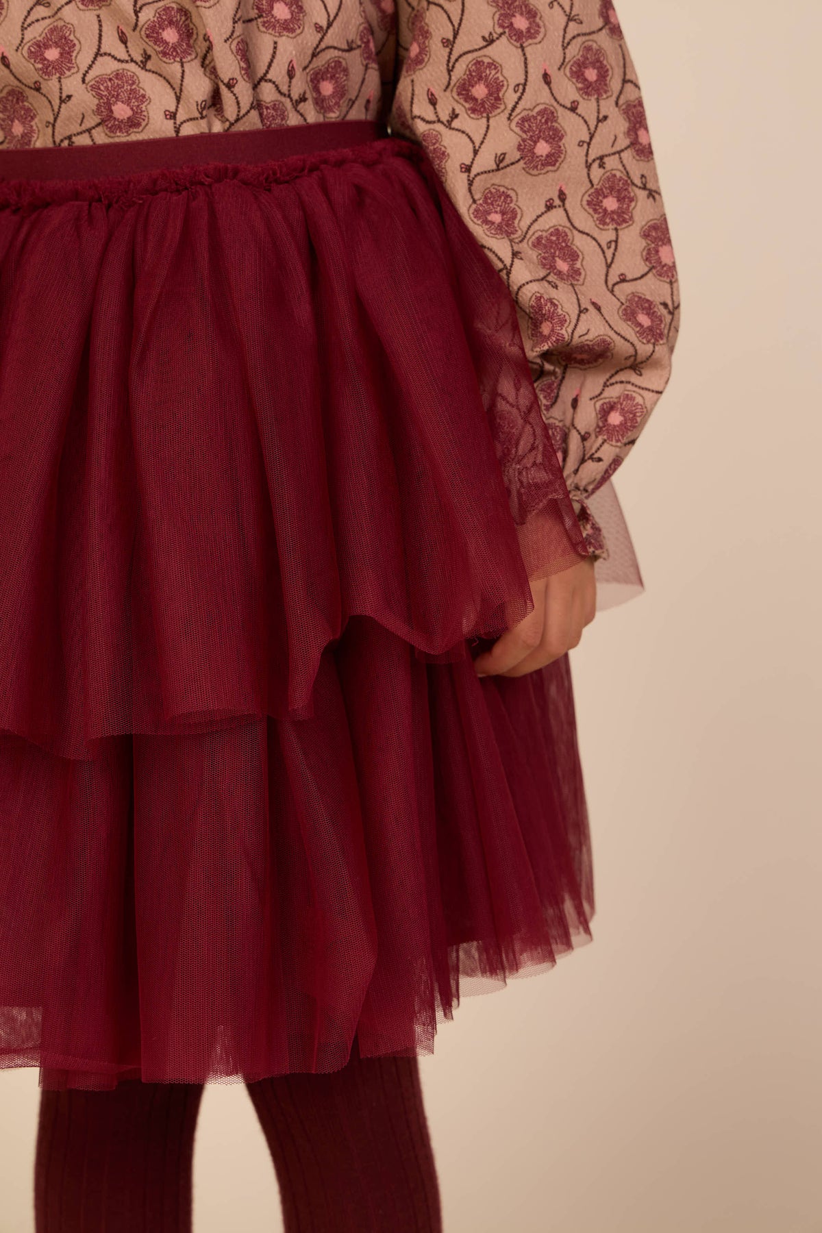 Tulle Skirt - Tween - Bordeaux | 101504 Bianca