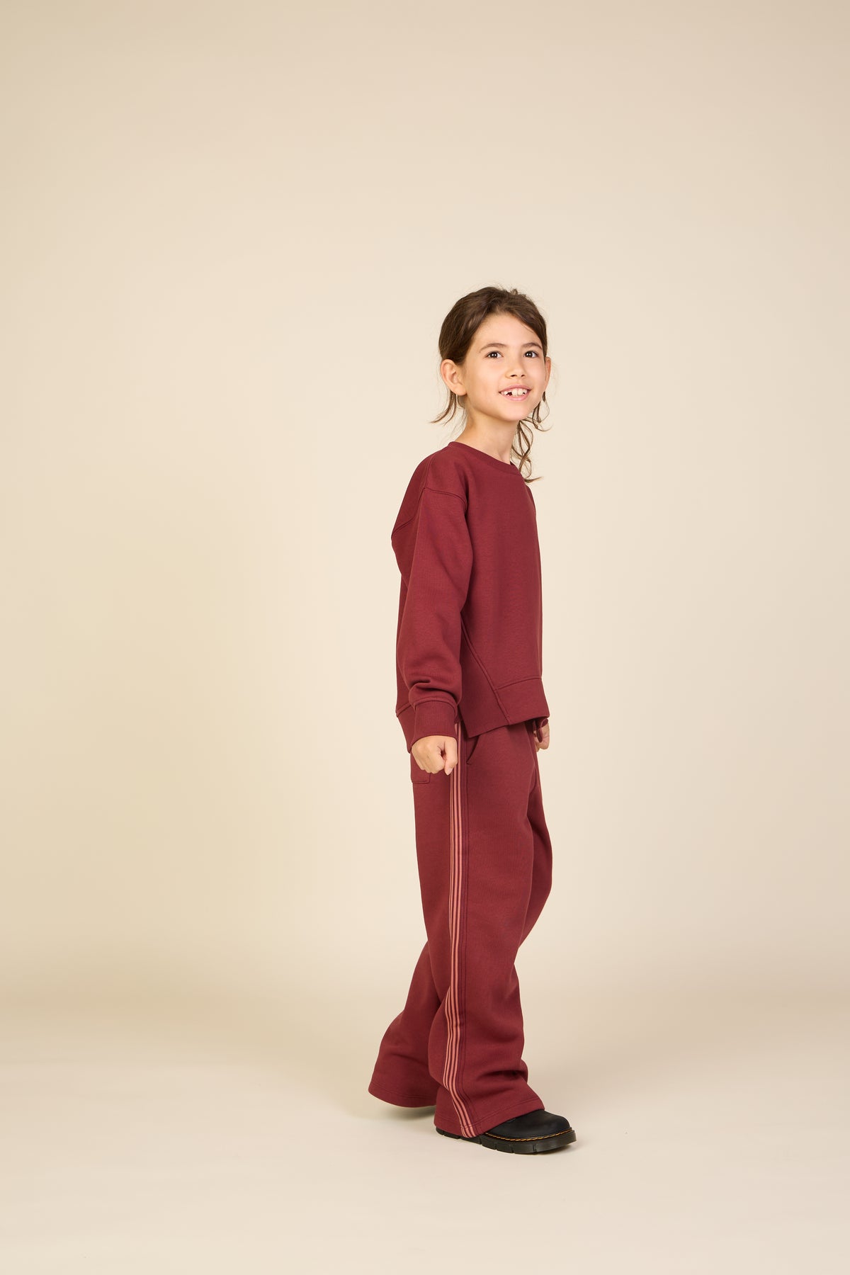 Side Tape Joggers - Tween - Bordeaux | 101629 Zoe