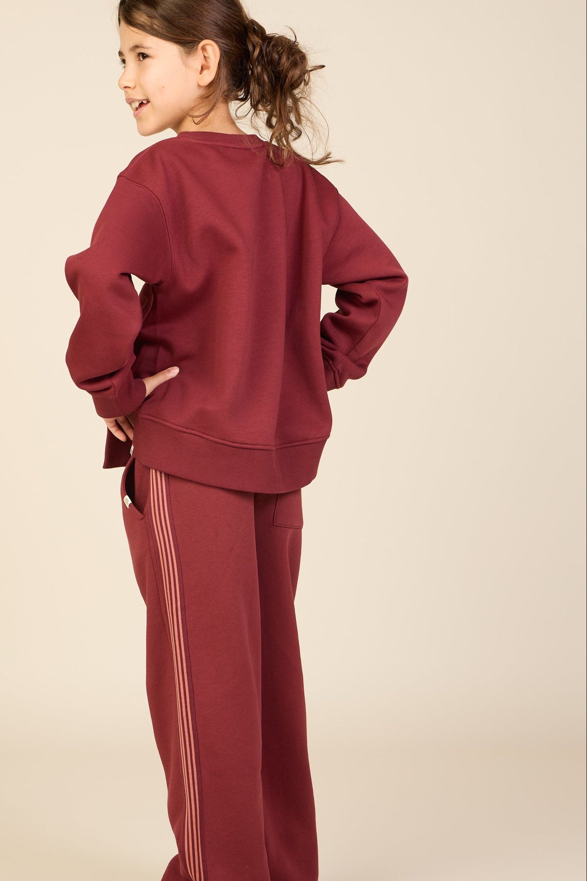 Side Tape Joggers - Tween - Bordeaux | 101629 Zoe
