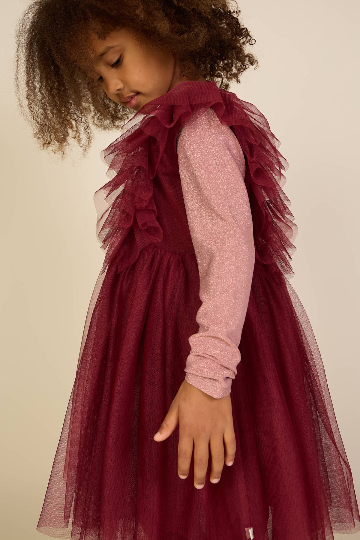 Tulle Dress - Tween - Bordeaux | 101508 Bianca