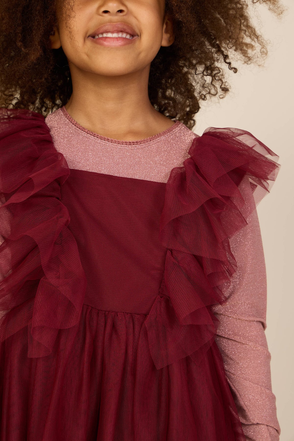 Tulle Dress - Tween - Bordeaux | 101508 Bianca