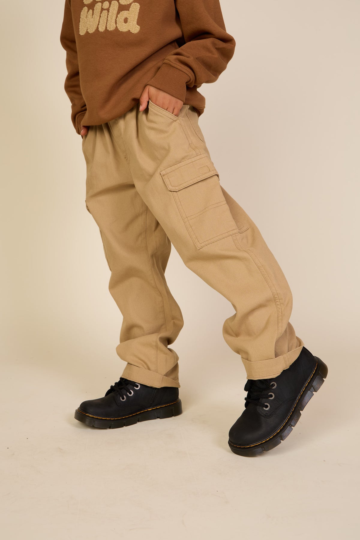 Canvas Trousers - Tween - Khaki | 101133 Isack
