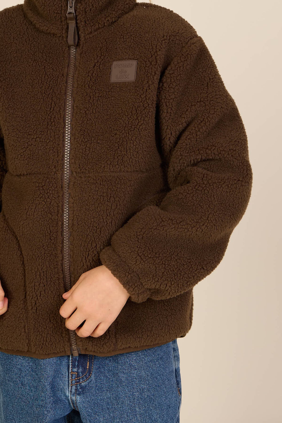Teddy Jacket - Kids - Dark Brown | 101687 Warren