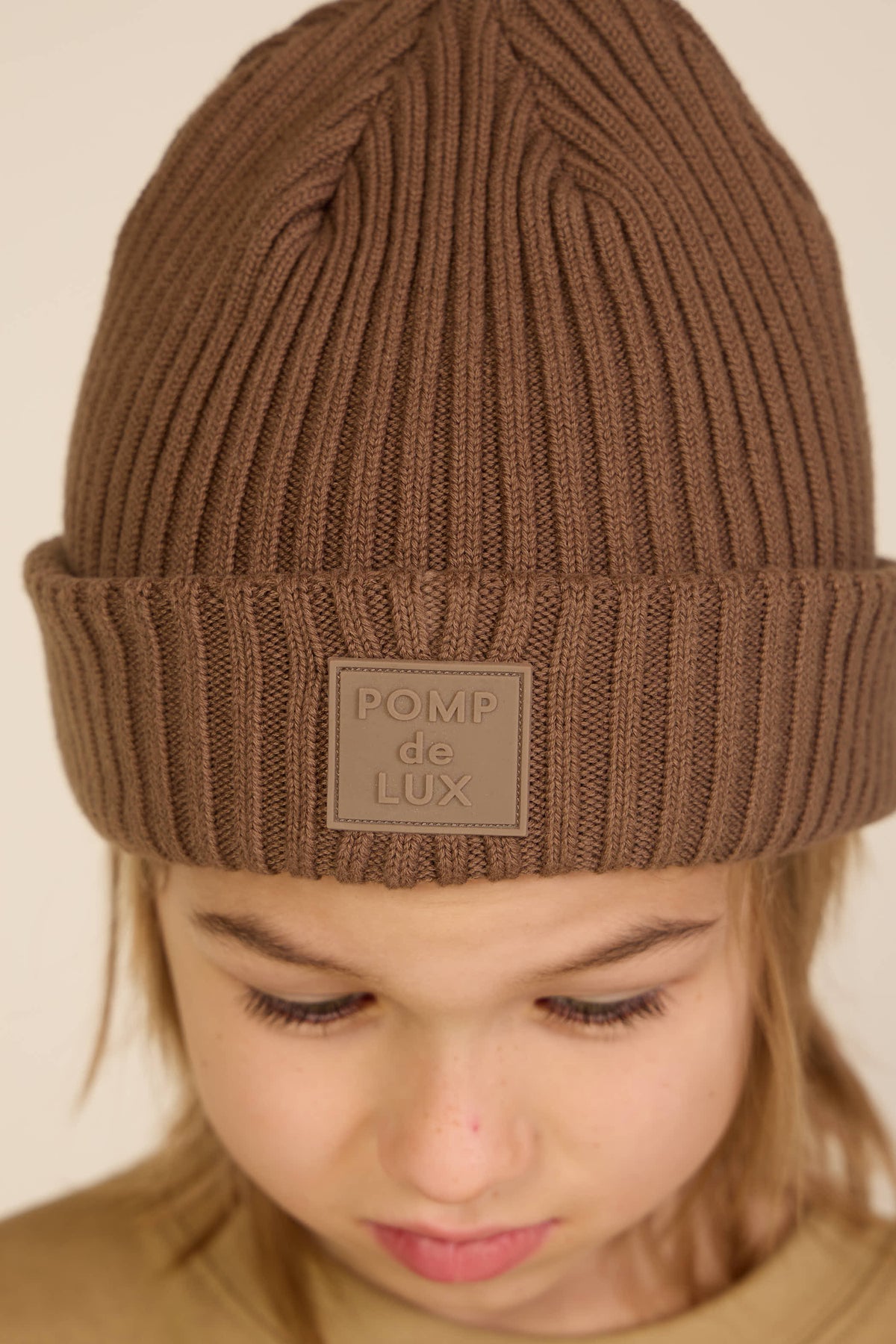 Cotton Knit Beanie - All - Brown | 101517 Todd