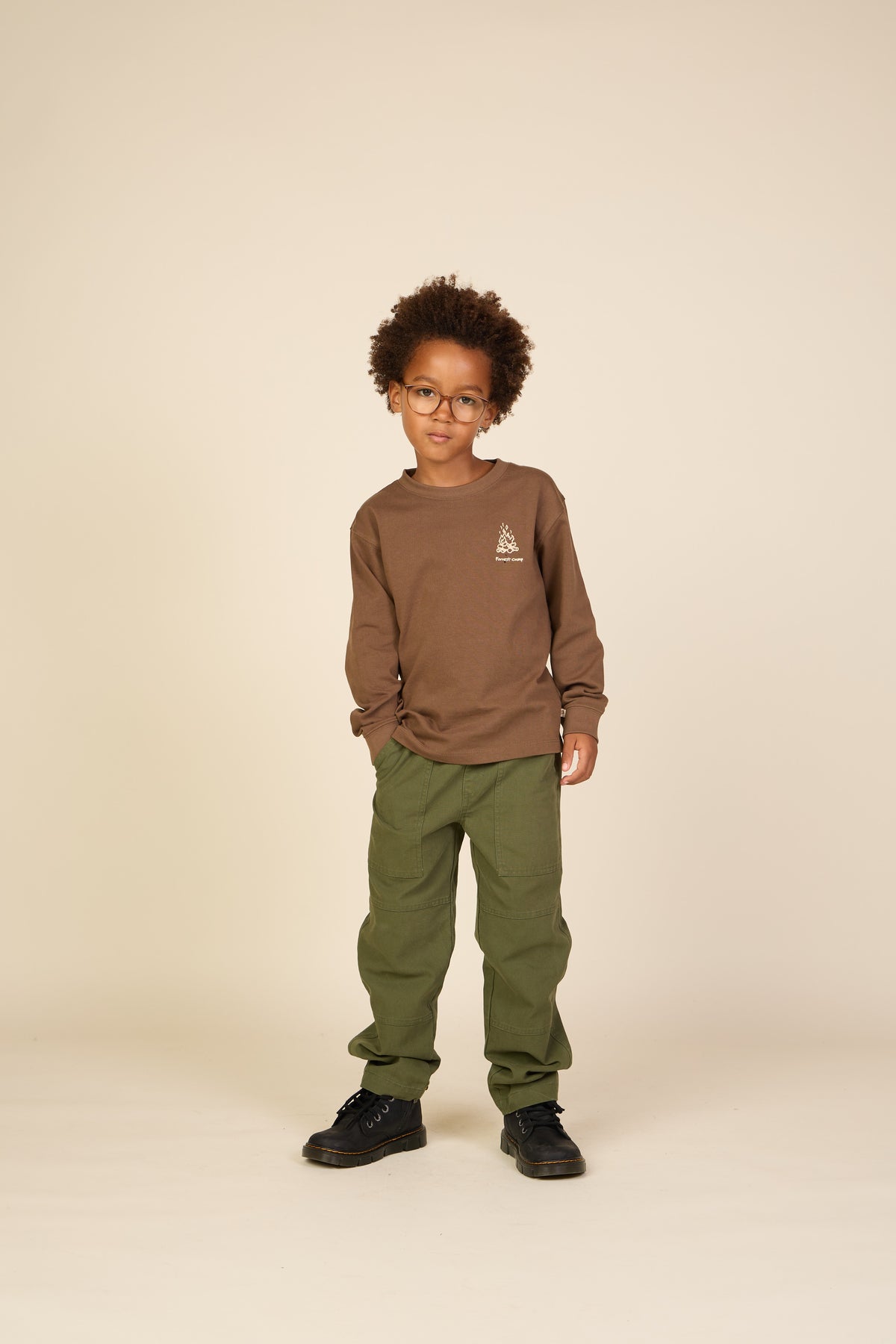 Canvas Patch Pocket Trousers - Tween - Moss Green | 101536 Greyson