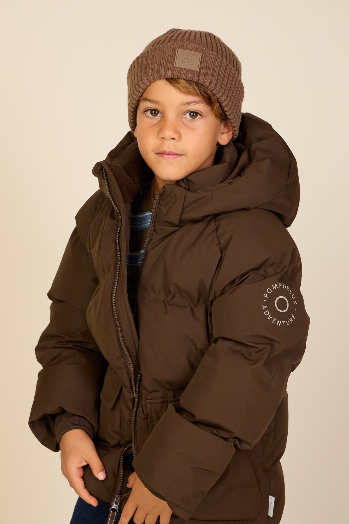 Winter Puffer Jacket - Tween - Dark Brown | 101418 Blake