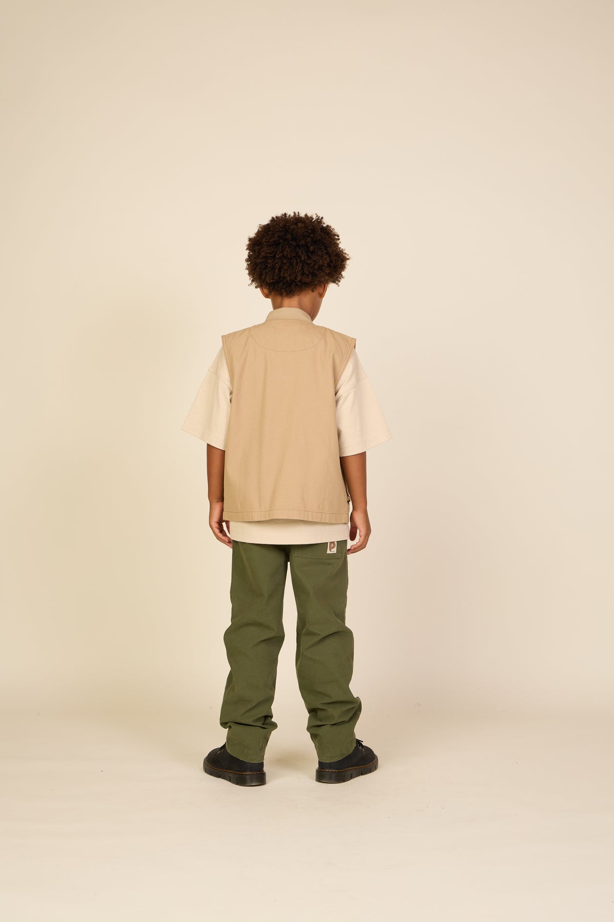Canvas Cargo Gilet - Tween - Khaki | 101129 Isack