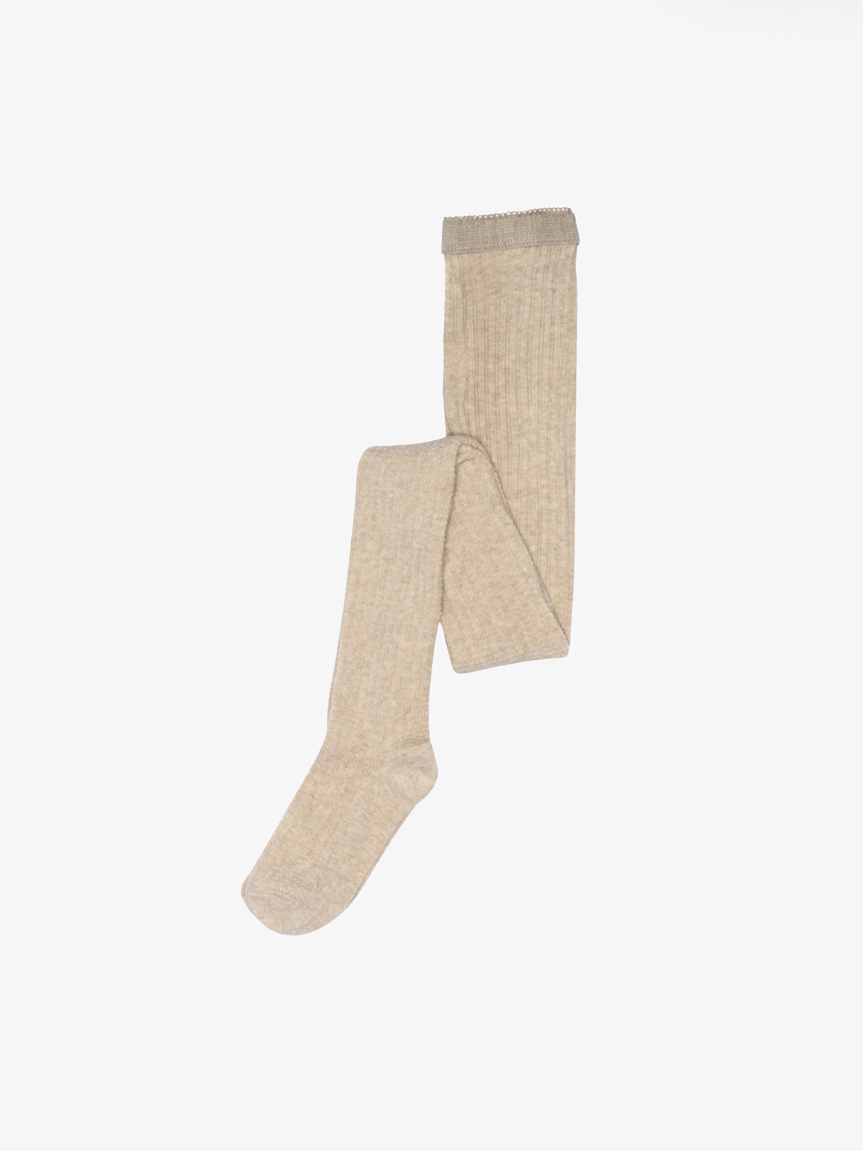 MP Cotton Jaquard Knit Tights - Kids - Beige Melange | 101389 MP Inger tights