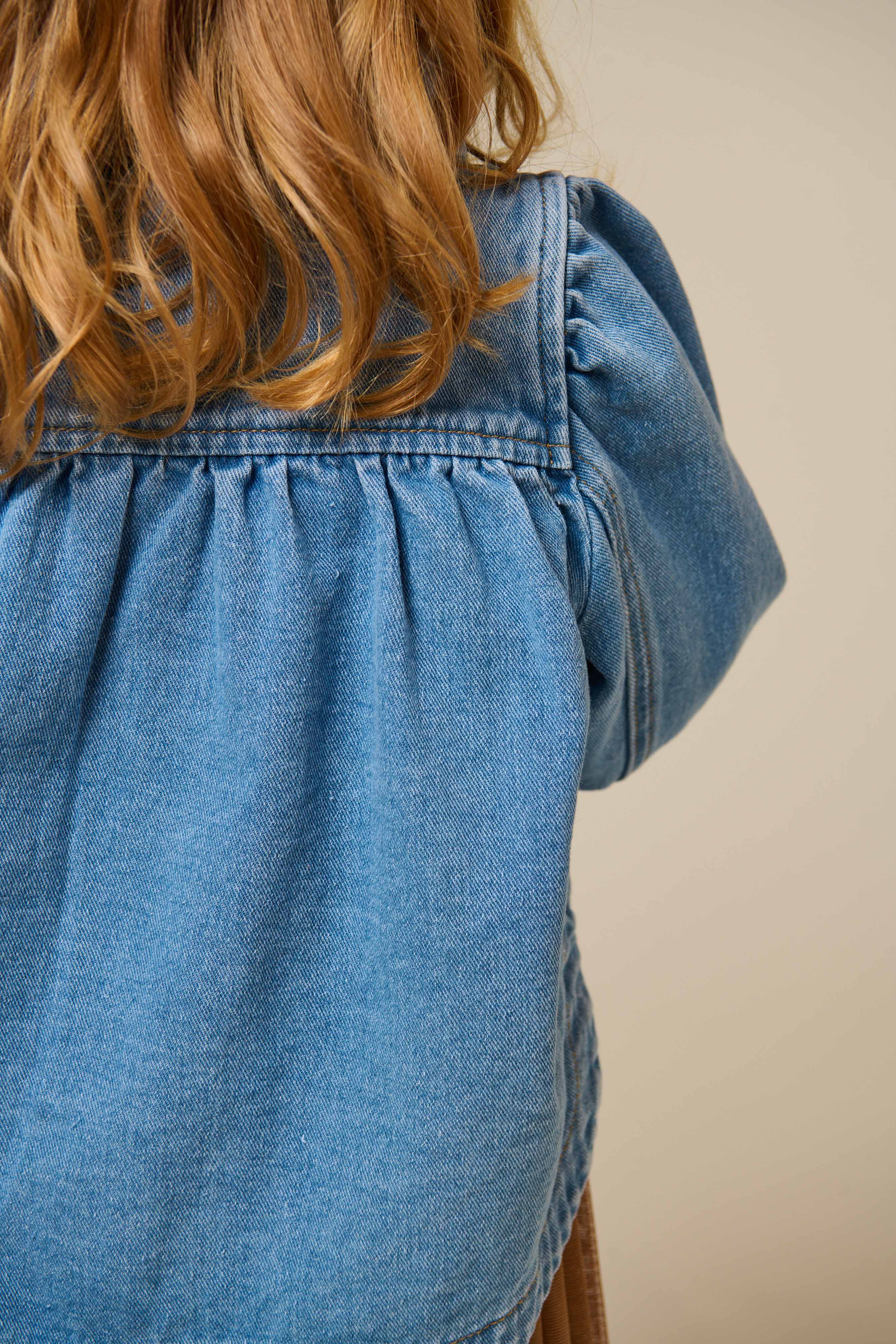 Denim Jacket - Kids - Light Blue Denim | 101014 Vera