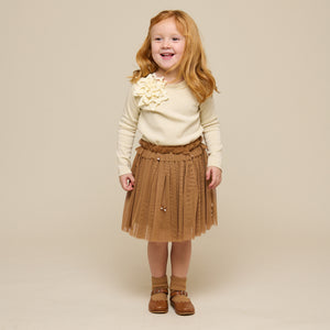 Honeybee Tulle Skirt - Kids - Coconut | 100968 Daisy