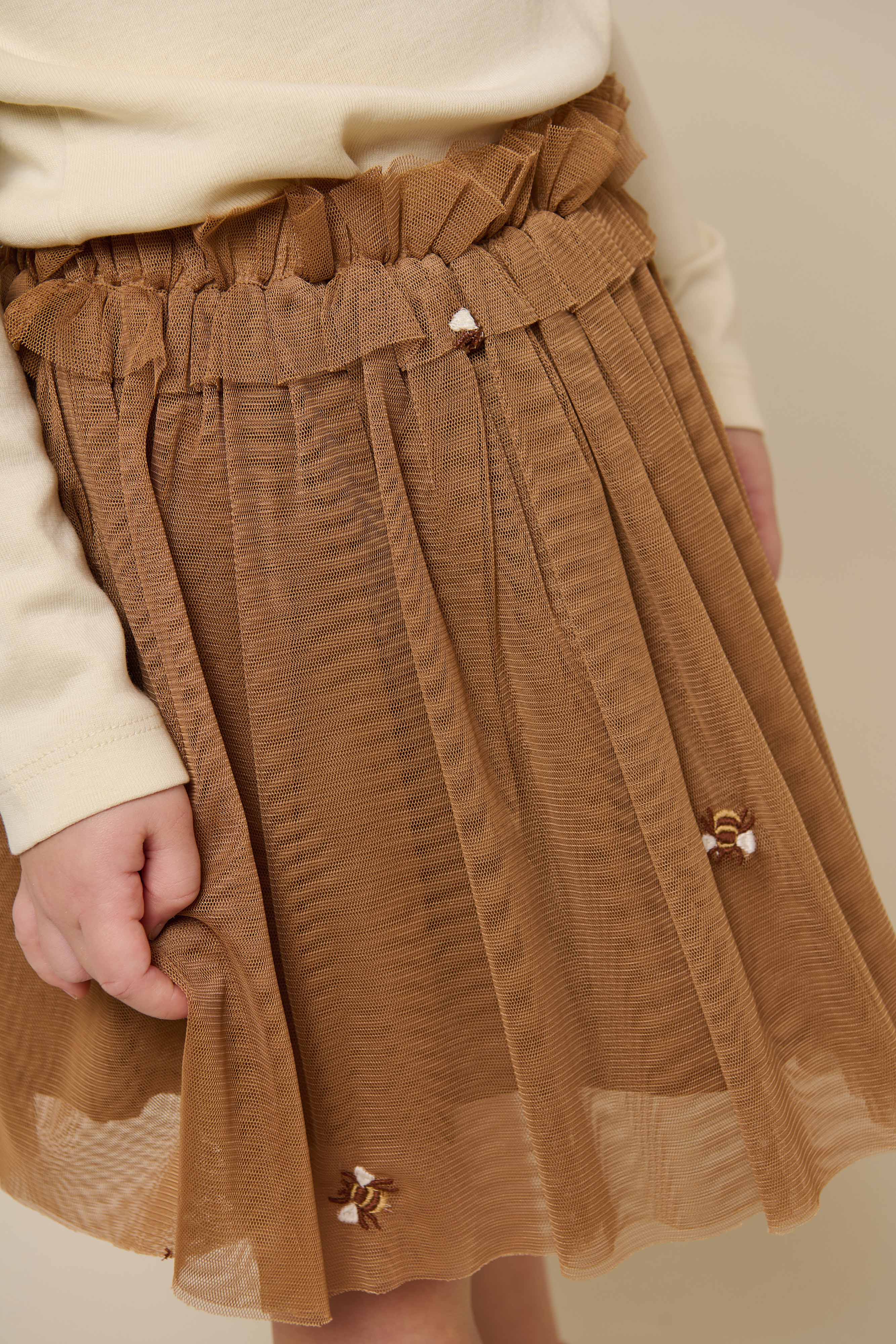 Honeybee Tulle Skirt - Kids - Coconut | 100968 Daisy