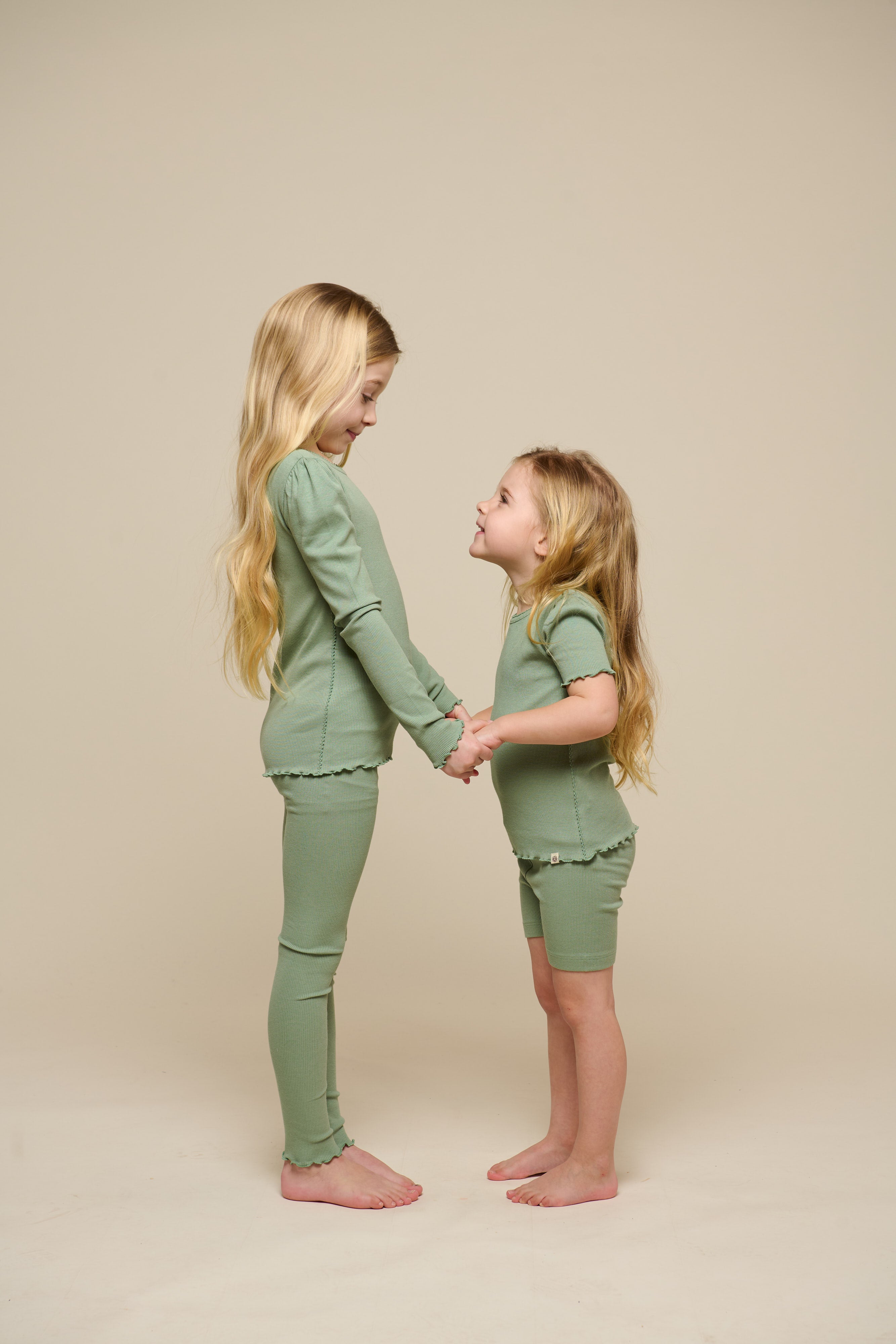 Modal Rib Leggings - Tween - Dusty Green | 101327 Lottie