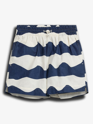Poplin Wave Shorts - Tween - Blue | 100401 Kean