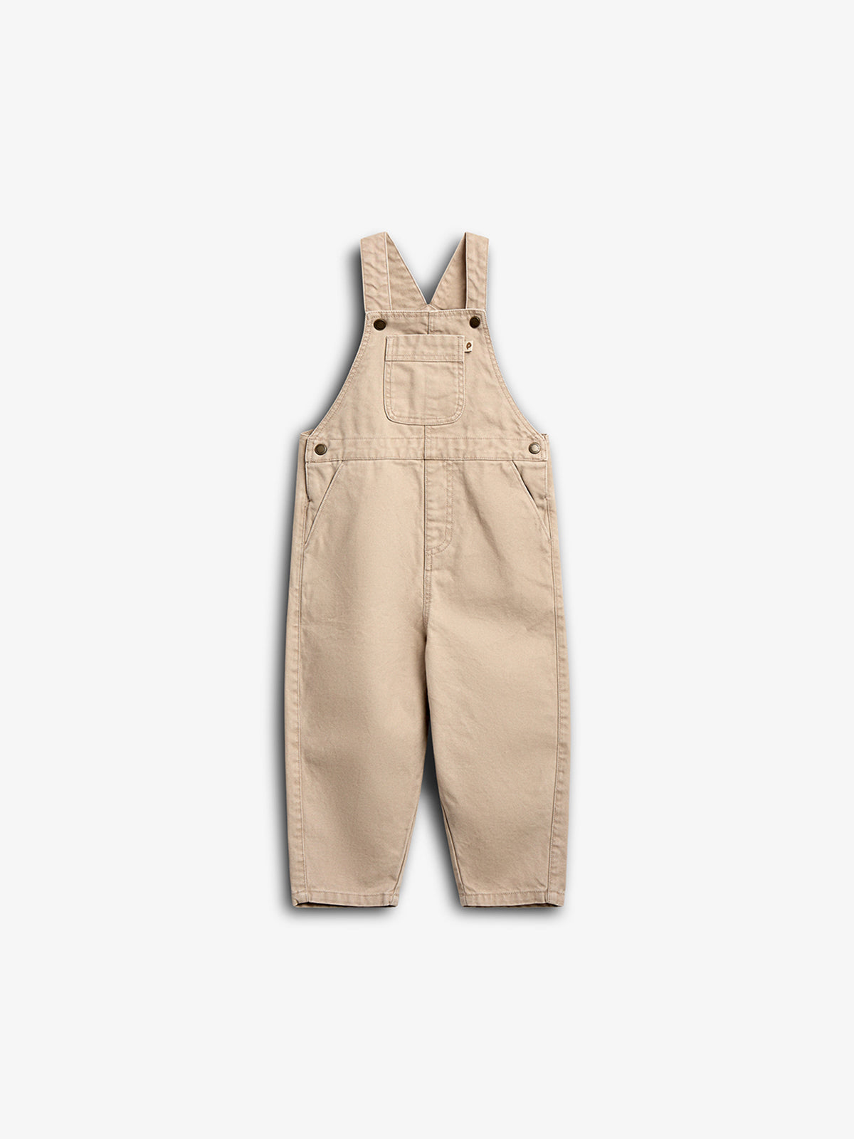 Canvas Overalls - Kids - Greige | 100119 Dereck