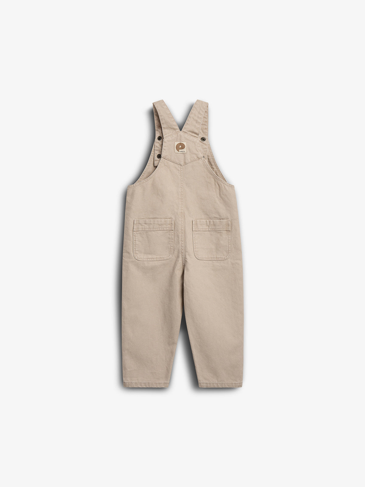 Canvas Overalls - Kids - Greige | 100119 Dereck