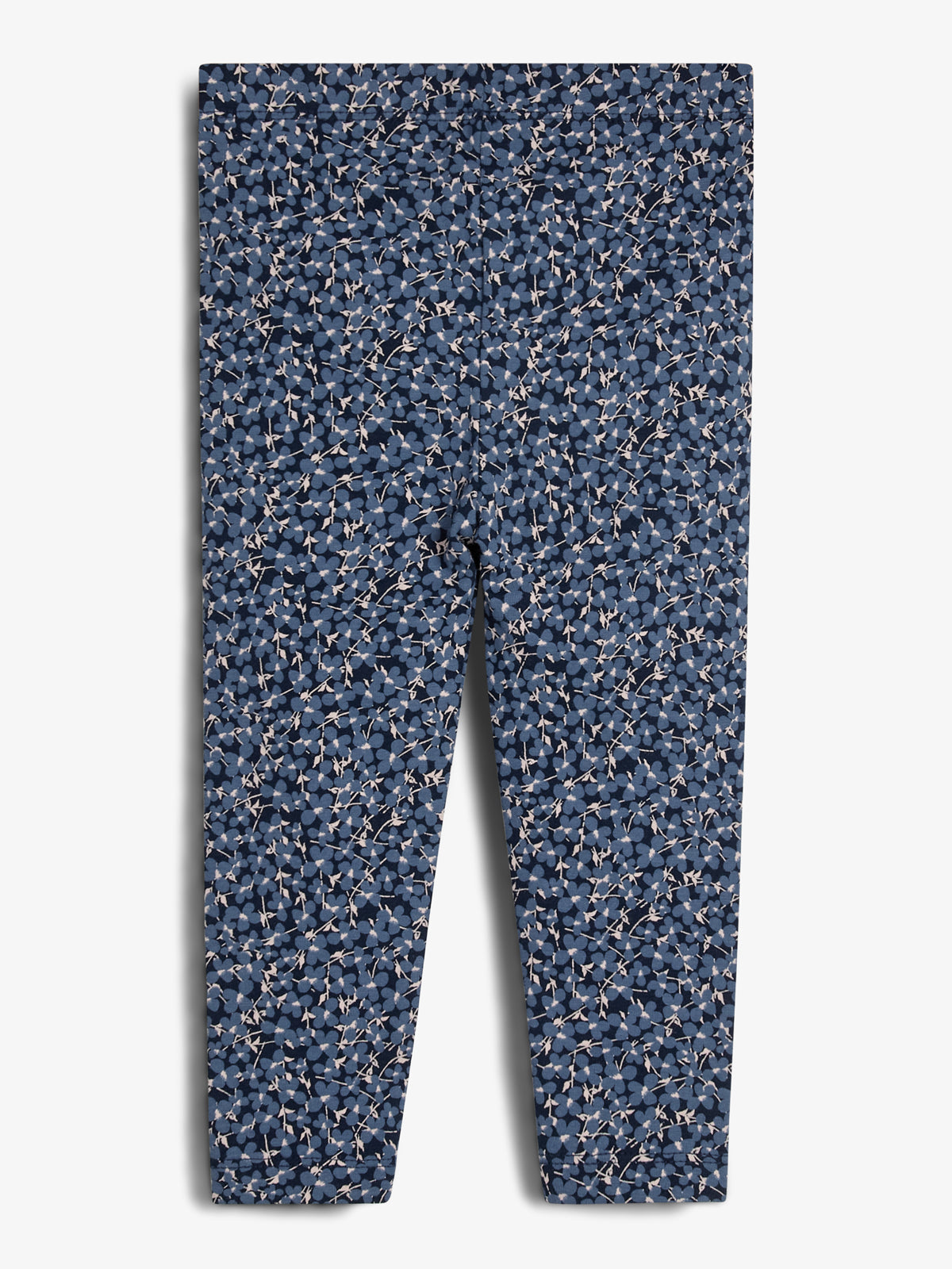 Jersey Leggings w. Ditsy Print - Little - Blue