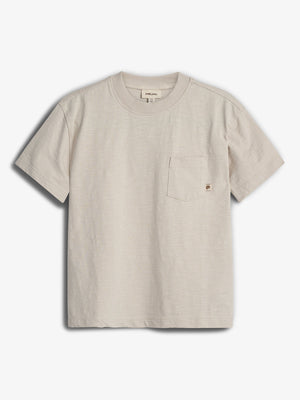 Slub Jersey Pocket T-Shirt - Off White | 100250 Emil