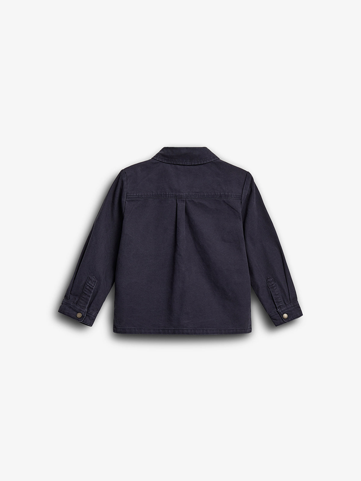 Canvas Overshirt - Kids - Navy | 100128 Dereck