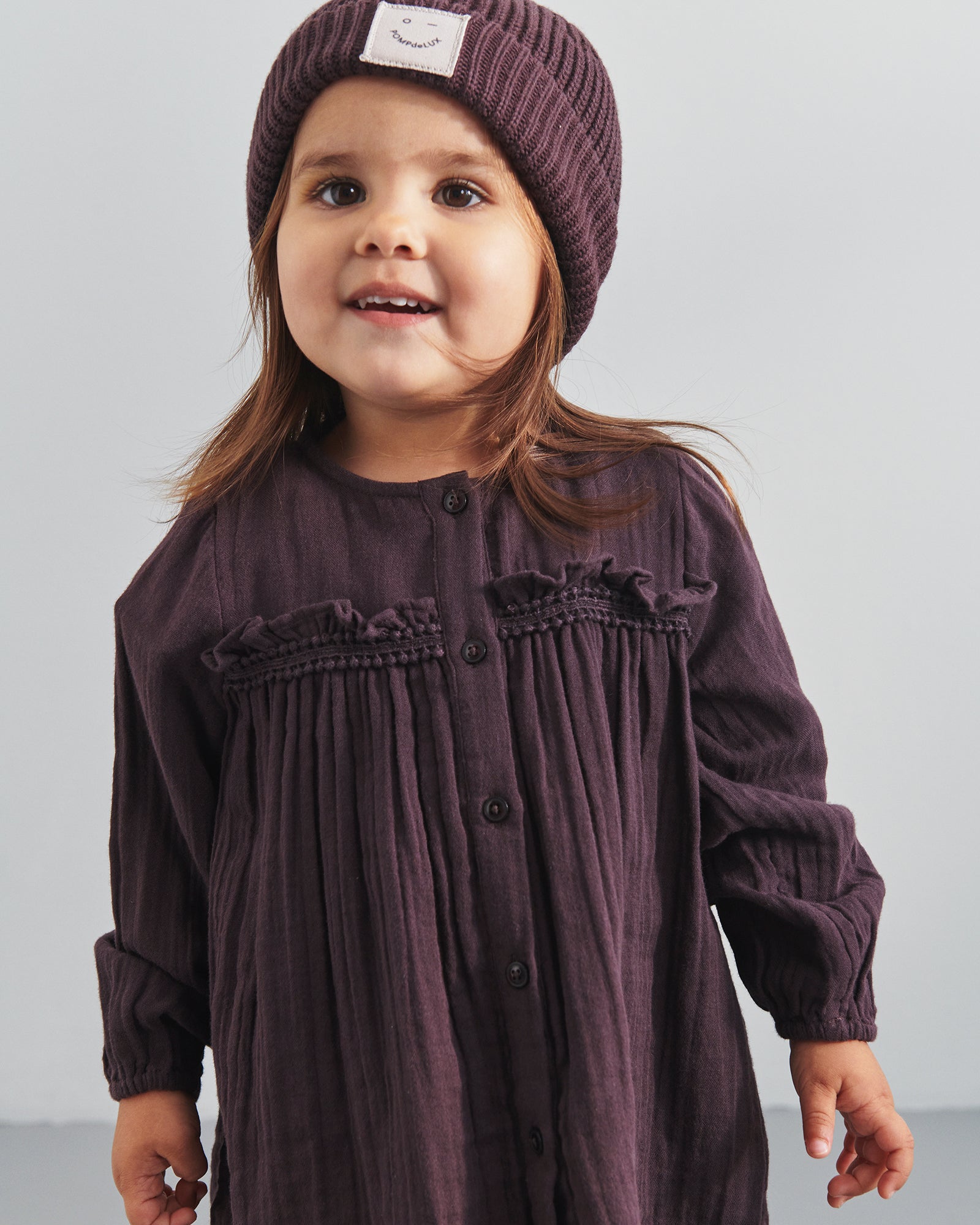 Boho Tunic - Little - Dark Purple