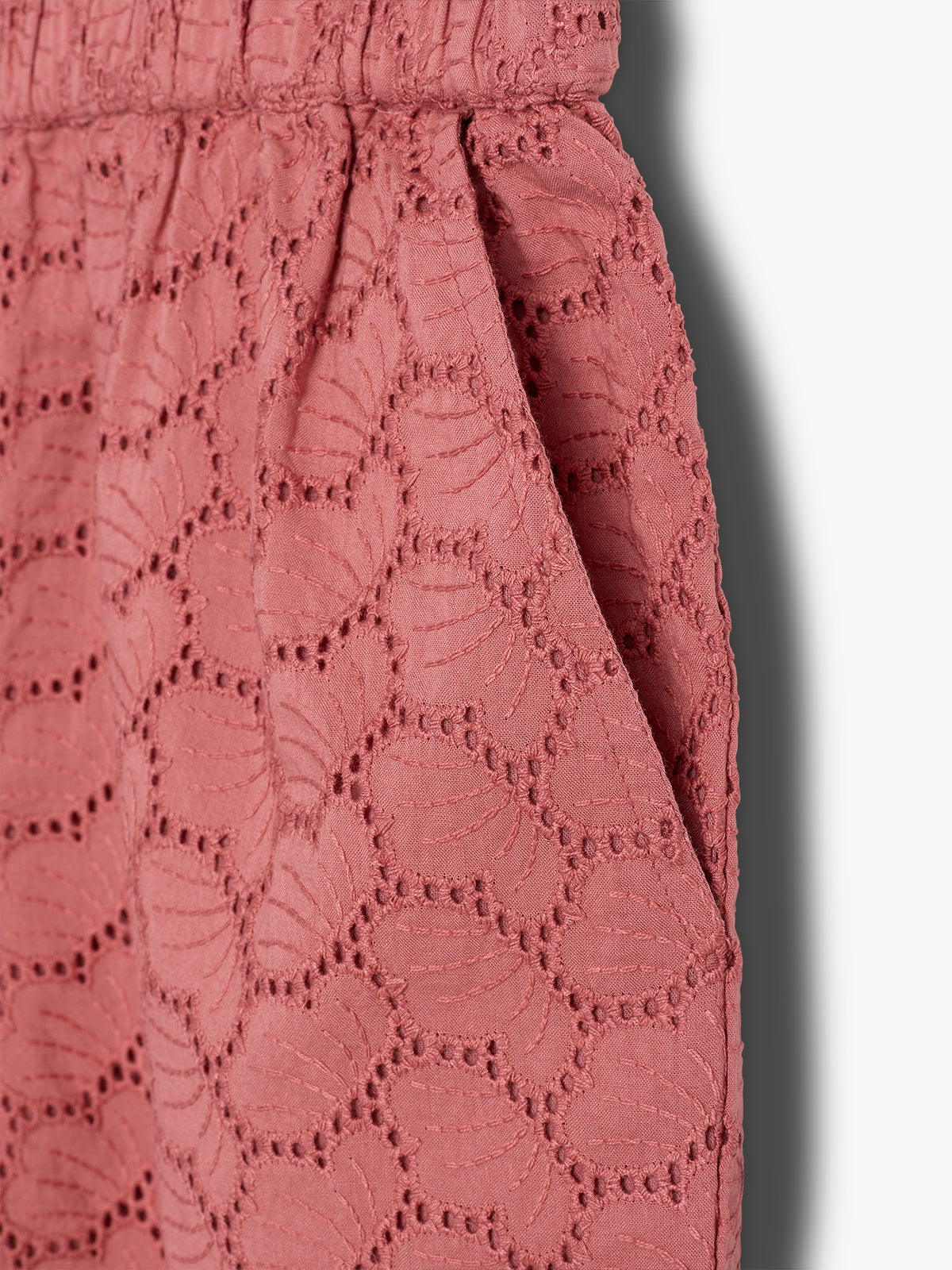 Butterfly Embroidery Shorts - Tween - Blush | 100437 Karla