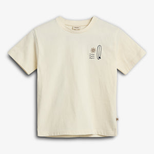 Peach Touch T-shirt - Tween - Off White | 100460 Axel
