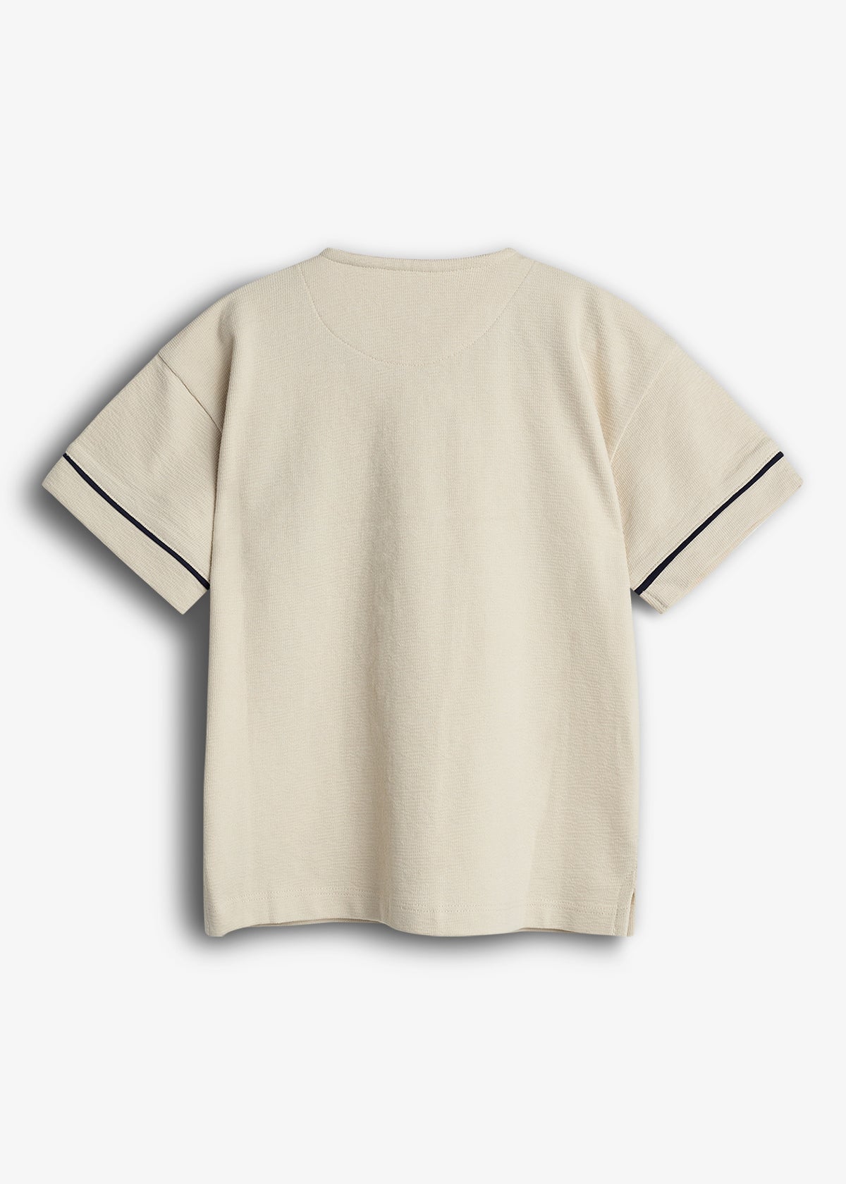 Baseball Jersey Shirt - Off White | 100470 Louie