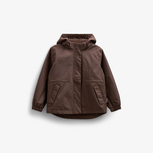 Shell Jacket with Drawstring - Tween - Chocolate | 100498 Lucy
