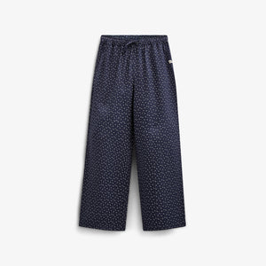 Printed Crepe viscose Trousers - Tween - Navy | 100660 Ana