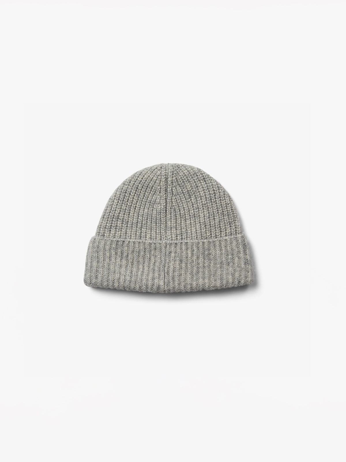 Wool Mix Beanie - All - Grey Melange | 100749 Cork