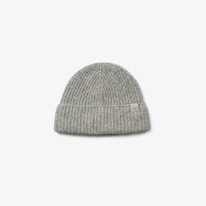 Wool Mix Beanie - All - Grey Melange | 100749 Cork