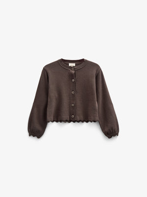Cardigan - Tween - Chocolate | 100827 Nicole