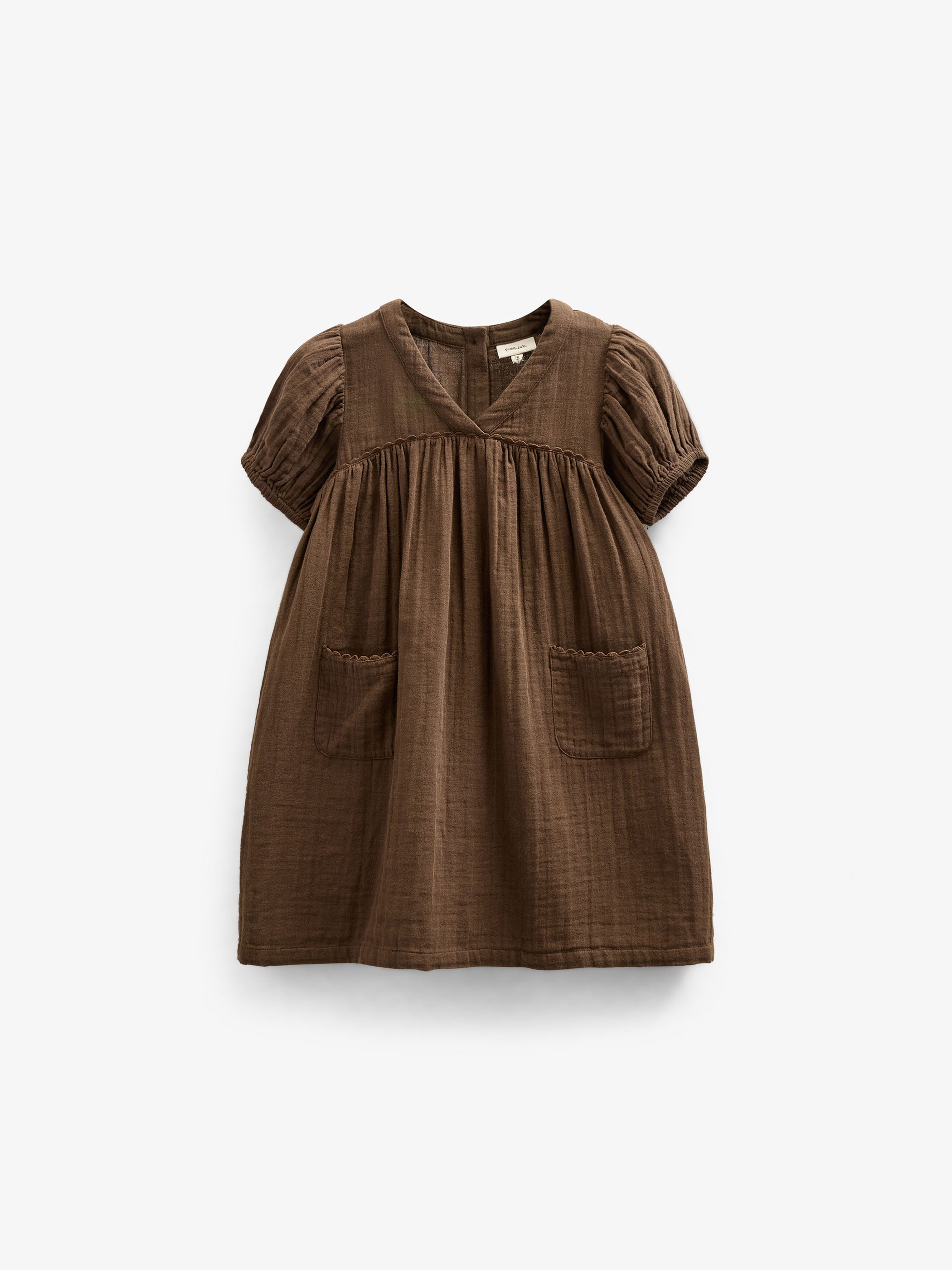 Gauze Dress - Kids - Dark Brown | 100913 Jasmine