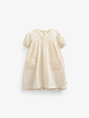Gauze Dress - Kids - Off White | 100914 Jasmine