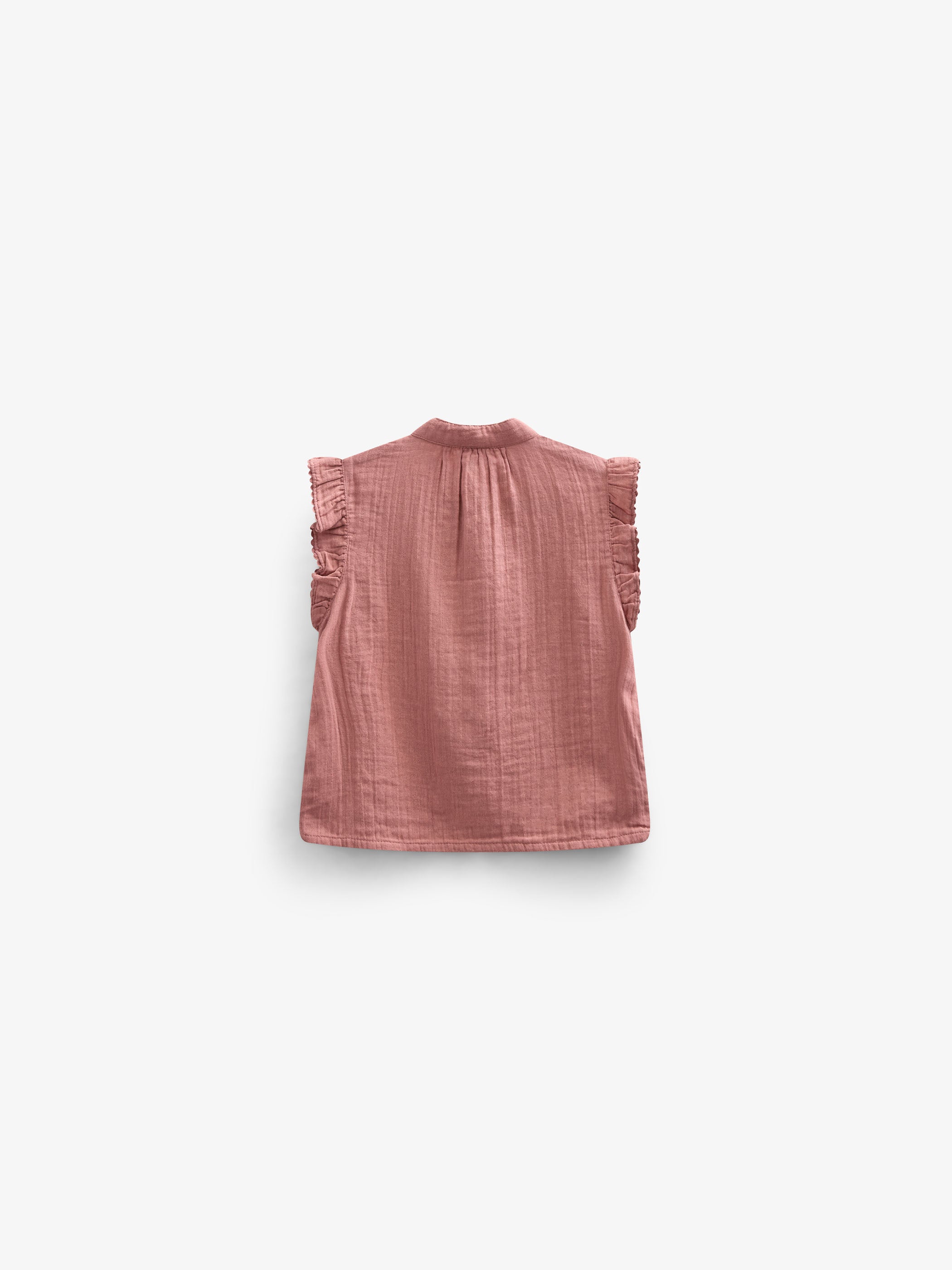 Gauze Sleeveless Top - Tween - Old Rose | 100933 Jasmine