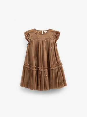 Honeybee Tulle Dress - Kids - Coconut | 100964 Daisy
