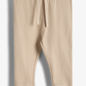 Basic Rib Trousers - Little - Beige