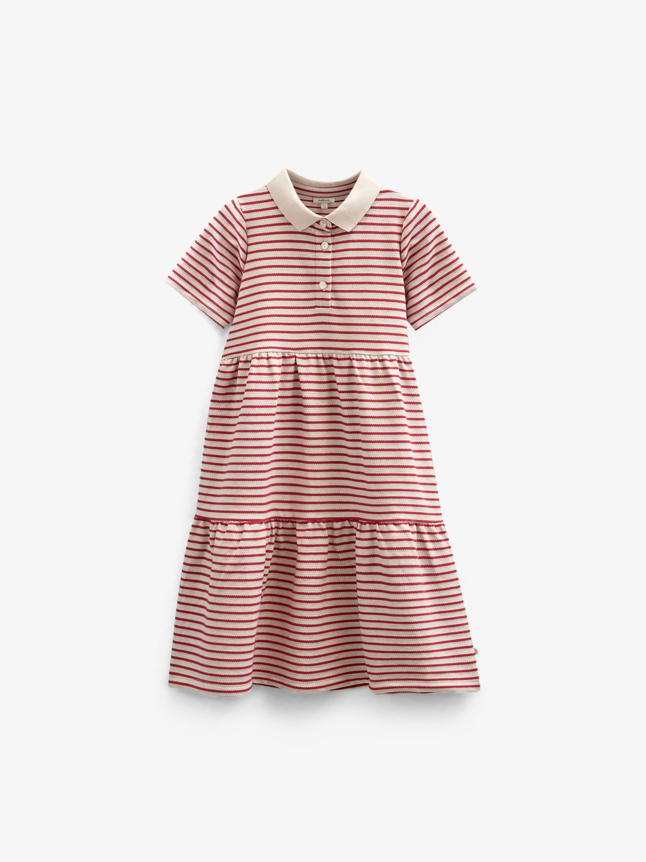Striped Jersey Dress - Tween - Cherry Red | 101009 Emmie