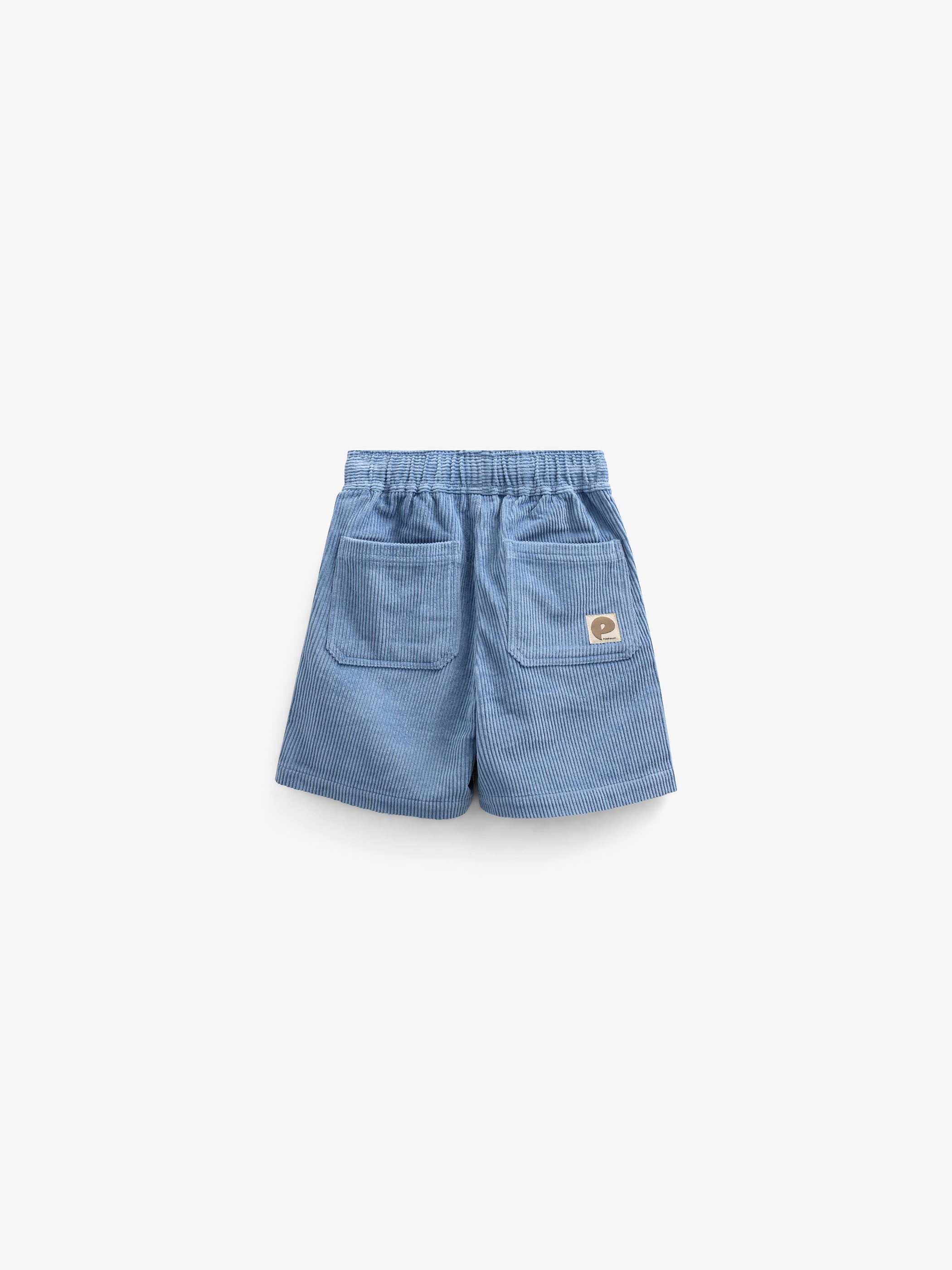 Pull-On Corduroy Shorts - Kids - Dusty Blue | 101100 Tobias