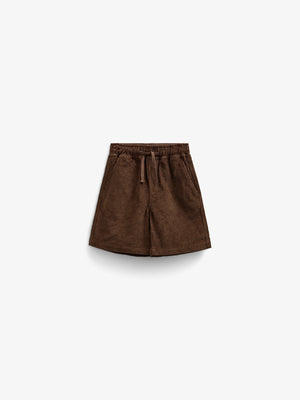 Pull-On Corduroy Shorts - Kids - Dark Brown | 101104 Tobias