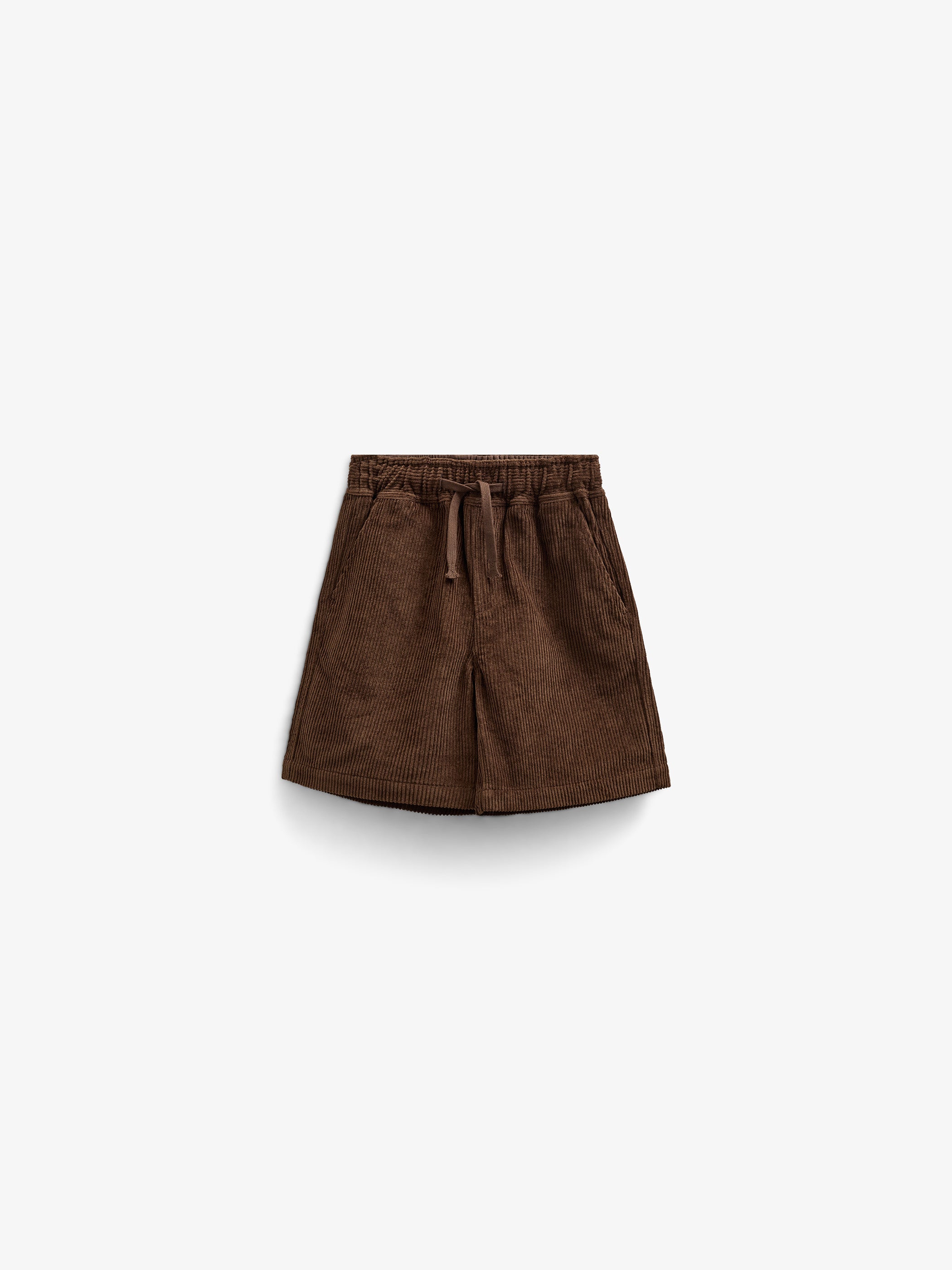 Pull-On Corduroy Shorts - Kids - Dark Brown | 101104 Tobias